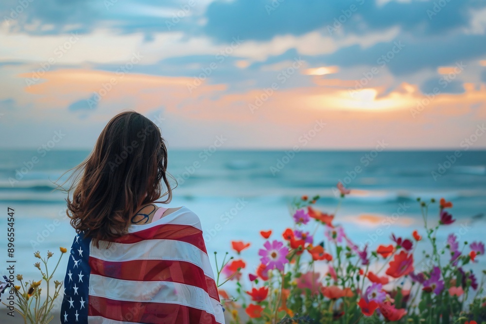 Canvas Prints American flag