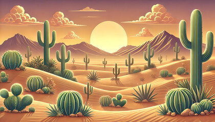cactus in desert