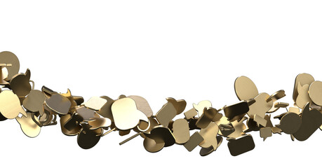 hand using mobile smartphone with email icon, Email concept, copy space