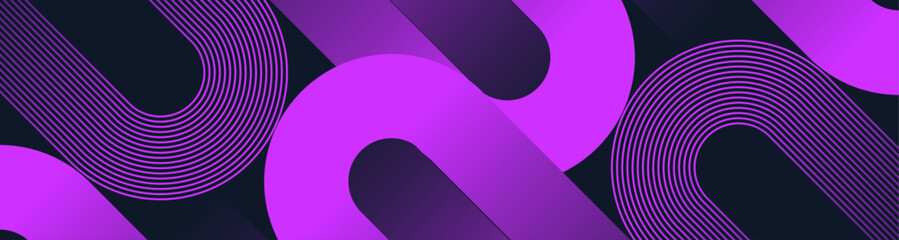 Abstract glowing geometric lines on dark background. Futuristic technology concept for AI and all Digital Communications.