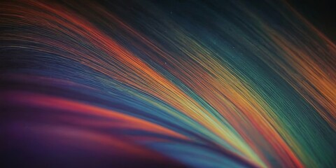 A colorful, abstract image with a rainbow-like pattern