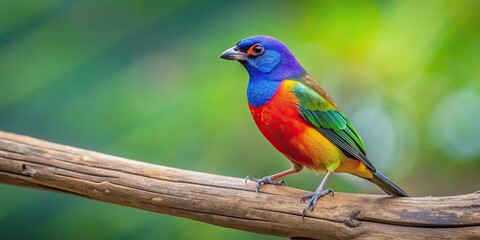 A colorful bird perched on a rustic tree branch, bird, wildlife, nature, branch, perched, colorful, feathers, outdoor