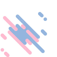 modern abstract pastel geometry dashed corner