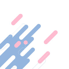 modern abstract pastel geometry dashed corner