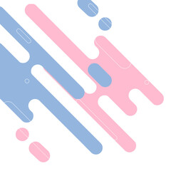 modern abstract pastel geometry dashed corner