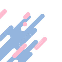 Obraz premium modern abstract pastel geometry dashed corner