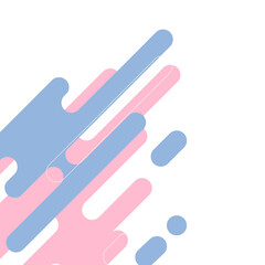 modern abstract pastel geometry dashed corner