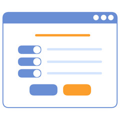 Fototapeta premium User interface illustration