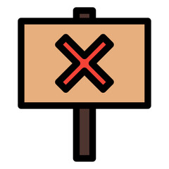 Obraz premium protest icon 