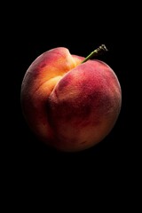 Mystic photo of Arctic Supreme Peach, isolated on black background