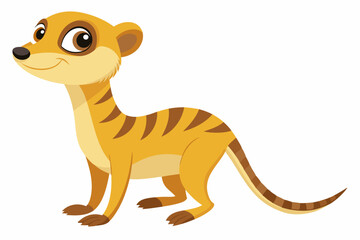 Funny Meerkat Vector Illustration Cartoons, Clipart And Line Art, Charming funny meerkat vector illustration for cartoons, clipart, and line art designs