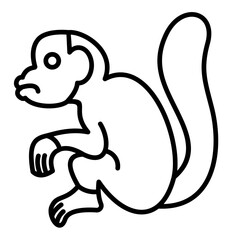 Uakari Monkey Icon