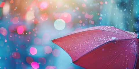 umbrella in rain