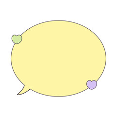 Cute Speech Balloon Communication
