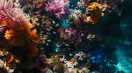 Obraz premium coral reef in the sea