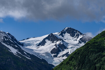 Byron Glacier, Portage Lake, Chugach National Forest, Alaska. Begich, Boggs Visitor Center
