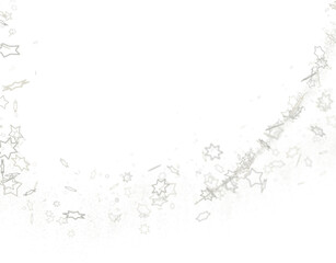 Drifting Christmas Stardust: Captivating 3D Illustration of Descending Stardust Particles for the...