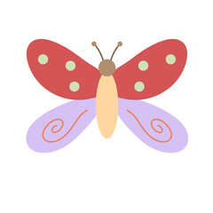Cute butterfly illustration