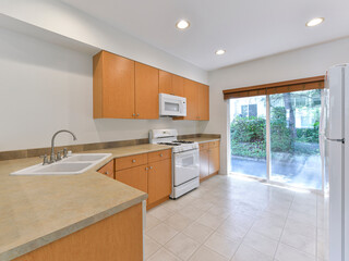 Modern residential kitchen interior