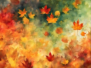 autumn leaves (background)
Generative AI