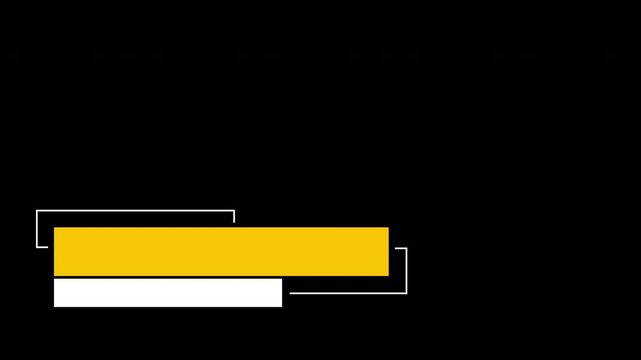 lower third yellow animation title