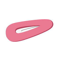 Pink hairpin illustration