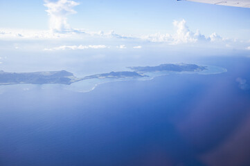 上空から見た石垣島 / 沖縄県