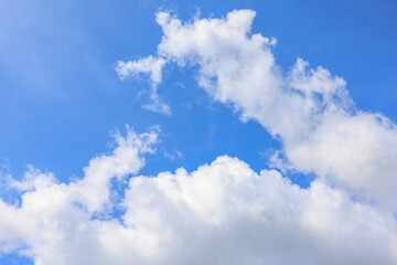 夏の青空と雲