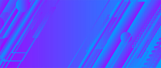 abstract blue tech background with gradient lines. vector illustration