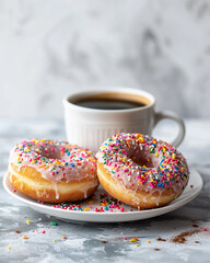 donuts and coffee
