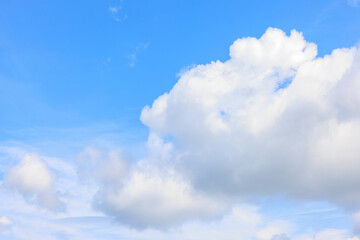 夏の青空と雲