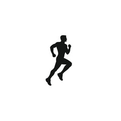 Runner icon vector. EPS 10 editable vector