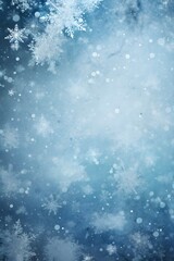 Fototapeta premium Abstract Background with Layered Snowflake Texture. Vertical. Wallpaper