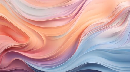 Obraz premium Abstract Background with Swirling Patterns in Pastel Hues