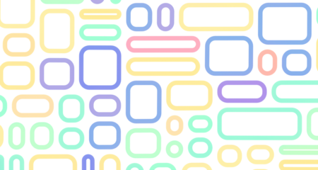 Multicolor abstract background banner of triangles , all the colors of the rainbow