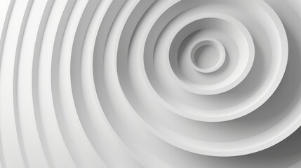 Fototapeta premium Minimalist White Background with Subtle Geometric Shapes for Design Inspiration