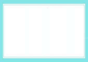 水色　フレーム　枠　わく　額縁