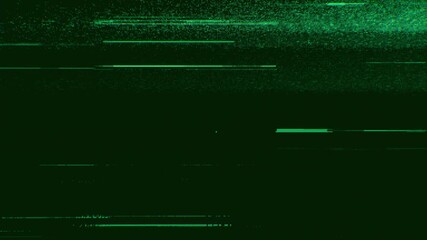 CRT Monitor Noise Glitch