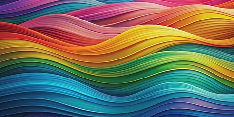 Abstract colorful background with waves, abstract, colorful, background, waves, vibrant, design, pattern, texture, art, rainbow