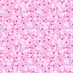 seamless pattern with hearts