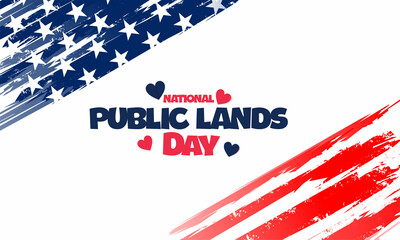 National Public Lands Day , vektor background.