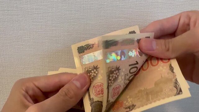 お金を数える