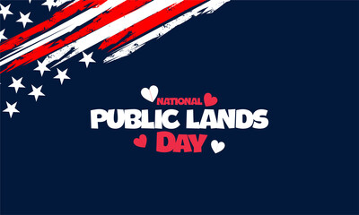 National Public Lands Day , vektor background.