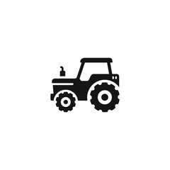 Tractor icon vector. EPS 10 editable vector