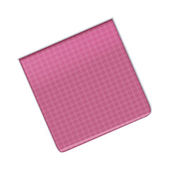 checkered towels on white background