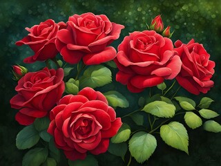  red roses
(Generative AI)
