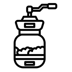Obraz premium Coffee Grinder Icon