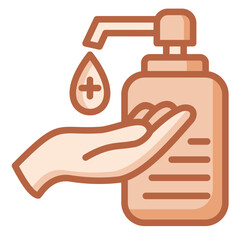 Hand Sanitizer Icon