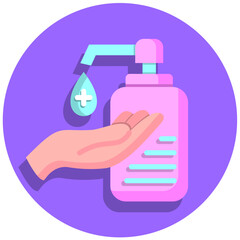 Hand Sanitizer Icon