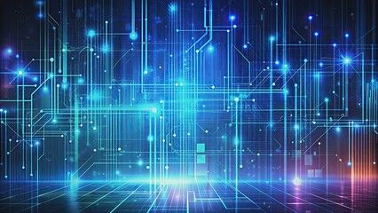 Abstract digital background with lines of code, technology, software, programming, coding, abstract, information, data